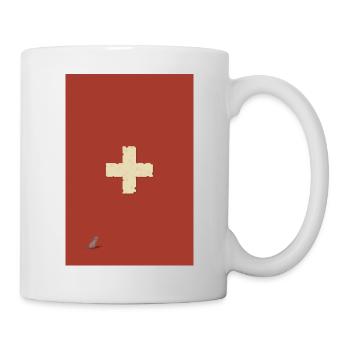 Urgence du fromage suisse - Mug blanc - blanc - Droite