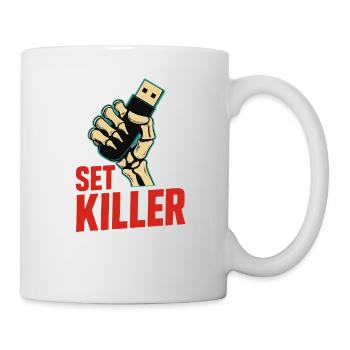 Set Killer – DJ Power - Mug blanc - blanc - Droite