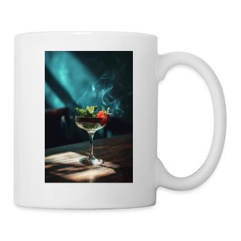 Rauchiger Minz-Zitrus-Cocktail - Tasse - Weiß - Rechts