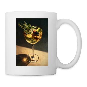 Herbal Cocktail Glass Still Life - Mug - white - Right