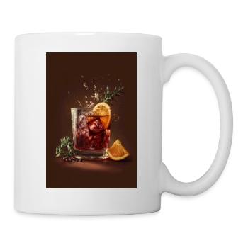 Zitrus-Rosmarin-Funken-Cocktail - Tasse - Weiß - Rechts