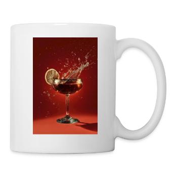Zitrus-Splash-Cocktail - Tasse - Weiß - Rechts