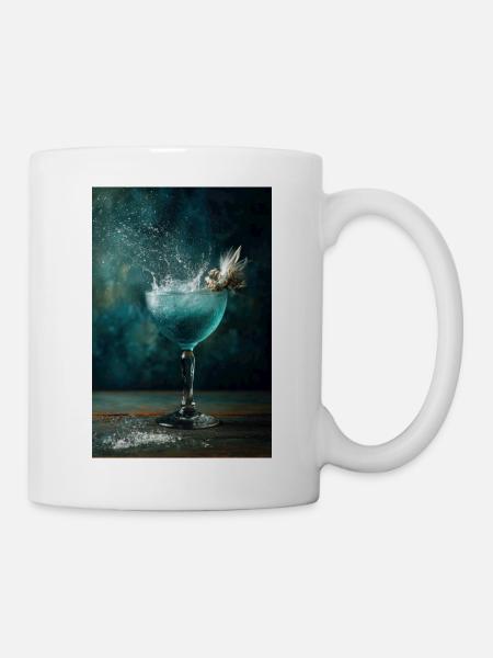 Aqua Splash Coupe Burst - Tasse - Weiß