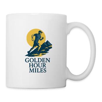 Golden Hour Miles Trail Runner - Mug - white - Right