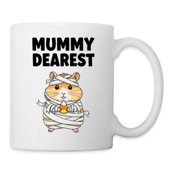 Mummy Dearest Hamster with Candy Corn - Mug - white - Right