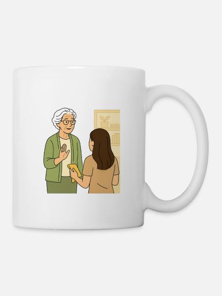 Mamie Karin - Mug blanc - blanc