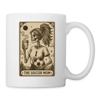 Soccer Mom Card  - Tasse - Weiß - Rechts