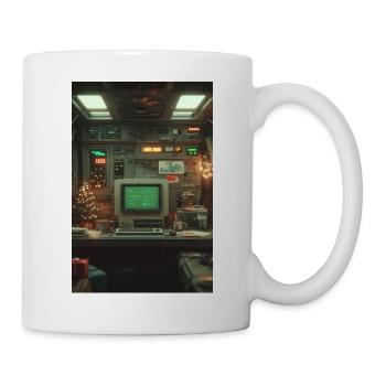 Retro Computerkonsole Holiday Glow - Tasse - Weiß - Rechts
