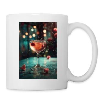 Fizzing Pink Citrus Cocktail - Mug - white - Right