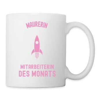 Best Female Bricklayer Employee of the Month Masonry - Mug - white - Right
