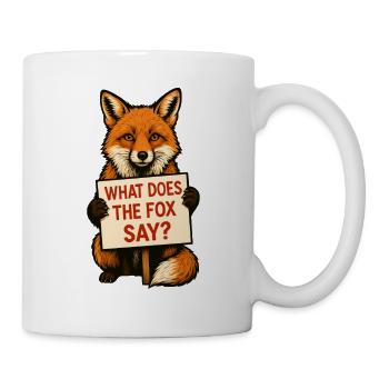 Fox | What does the fox say? - Mug - white - Right