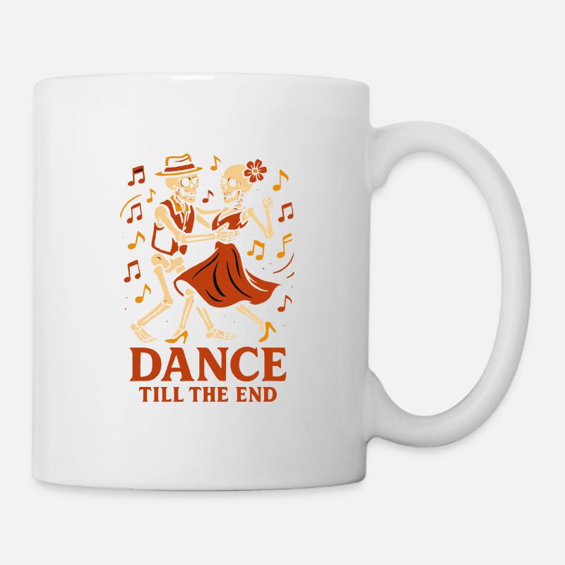 DANCE TILL THE END: Passion Dance Skeletons Roma - Mug - white