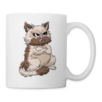 mürrische Katze - Mug - white - Right