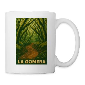 Nebelwald Gomera - Tasse - Weiß - Rechts