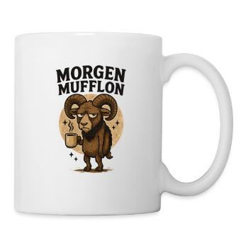 Funny Morning Mouflon Morning Grouch Coffee - Mug - white - Right