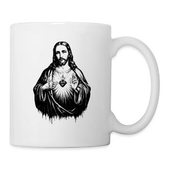Heart of Jesus Light Sign - Mug - white - Right