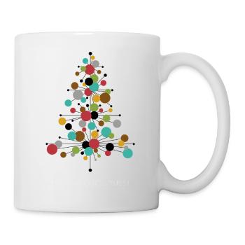 Have a Cool Yule! – Retro Weihnachtsdesign - Tasse - Weiß - Rechts