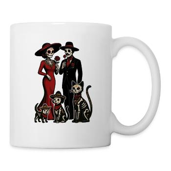 Dia de Muertos Family Scene - Mug - white - Right