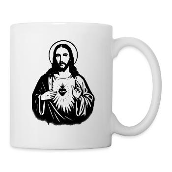 Heiliges Herz Jesus Icon - Tasse - Weiß - Rechts