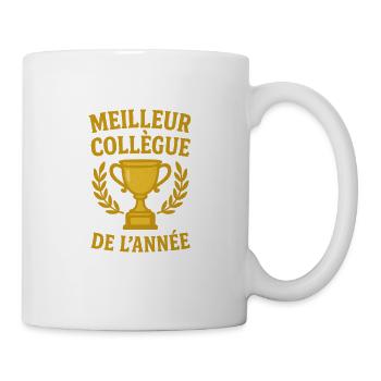 Meilleur Collège de l'année Trophée - Mug blanc - blanc - Droite