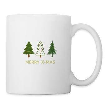 Joyeux Noël Sapin de Noël - Mug blanc - blanc - Droite