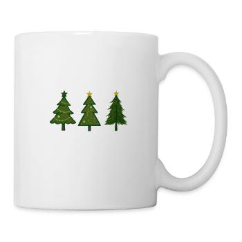 Weihnachtsbaum Christbaum Tannenbaum - Tasse - Weiß - Rechts