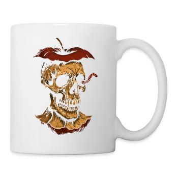 Dark Apple Skull - Mug - white - Right