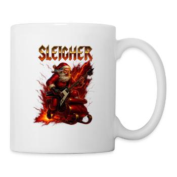 Heavy Metal Santa Sleigher - Mug blanc - blanc - Droite