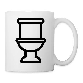 toilet - Mug - white - Right
