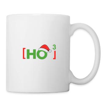 (Ho)³ Ho ho ho drôle de Noël - Mug blanc - blanc - Droite