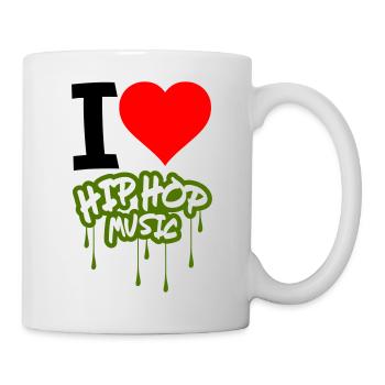 I Love Hip Hop Music - Mug - white - Right