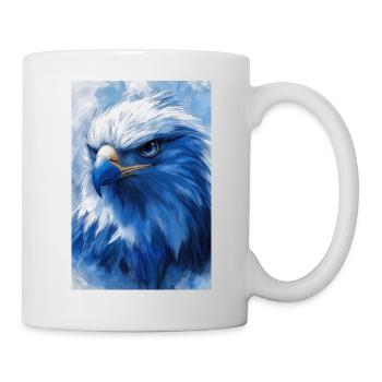Illustration eines Adlers - Tasse - Weiß - Rechts