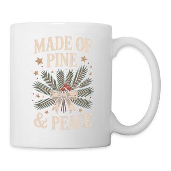 Natürliches Weihnachtsdesign - Tasse - Weiß - Rechts