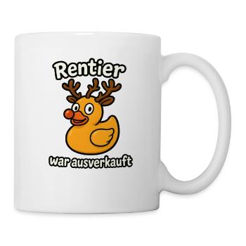 Reindeer was sold out - merry Christmas - Mug - white - Right