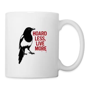 Elster Graffiti Hoard Less Live More - Mug - white - Right