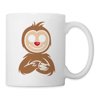 Merry Christmas Sloth Cartoon - Mug - white - Right