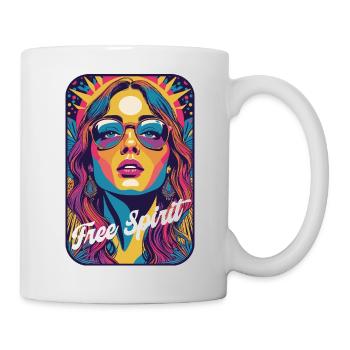 Kandi PLUR Rave Free Spirit Pop Art - Mug - white - Right