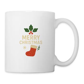 Merry Christmas Stocking Motif - Mug - white - Right