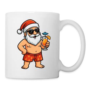 Strand-Santa Cocktail - Tasse - Weiß - Rechts