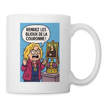 Caricature Theft of the Louvre Pierre Jean. - Mug - white - Right