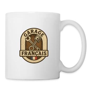 Französische Garage Vintage-Kolben - Tasse - Weiß - Rechts
