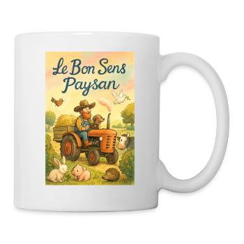 Peasant common sense - Mug - white - Right