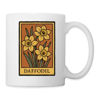 Daffodil Vintage Floral - Mug - white - Right