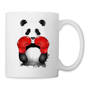 Boxing Panda – Funny Graffiti Style Animal Motif - Mug - white - Right