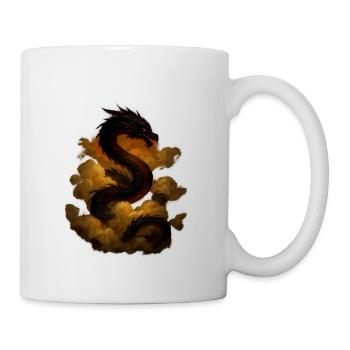 Cloud dragon in the sky - Mug - white - Right