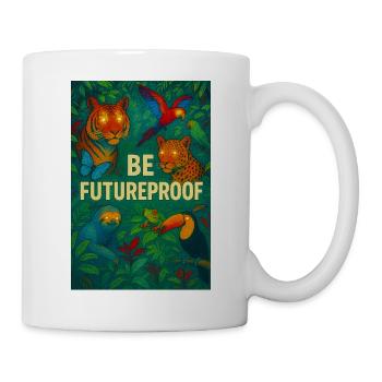 Be future-proof - Mug - white - Right