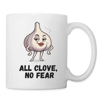 Dame à l’ail une peur dessin animé - Mug blanc - blanc - Droite