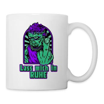 Lass mich in Ruhe Monster - Tasse - Weiß - Rechts