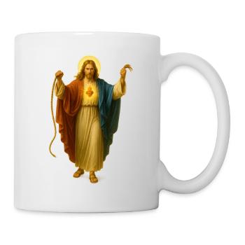 Purification du temple | Jésus dans le temple - Mug blanc - blanc - Droite