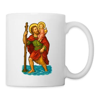 Christophorus | Holy Father with Child Icon Style - Mug - white - Right